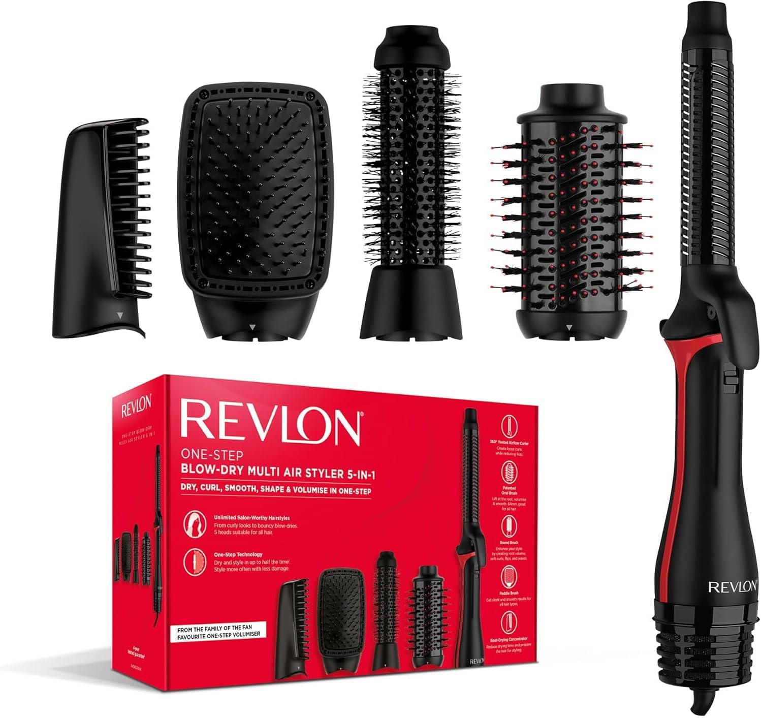 سشوار مولتی استایلر وان استپ رولون | Revlon One Step Blow-Dry Multi Air Styler